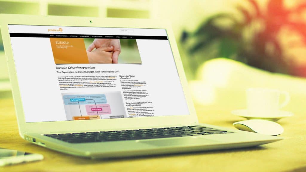 Homepage www.bussola.ch