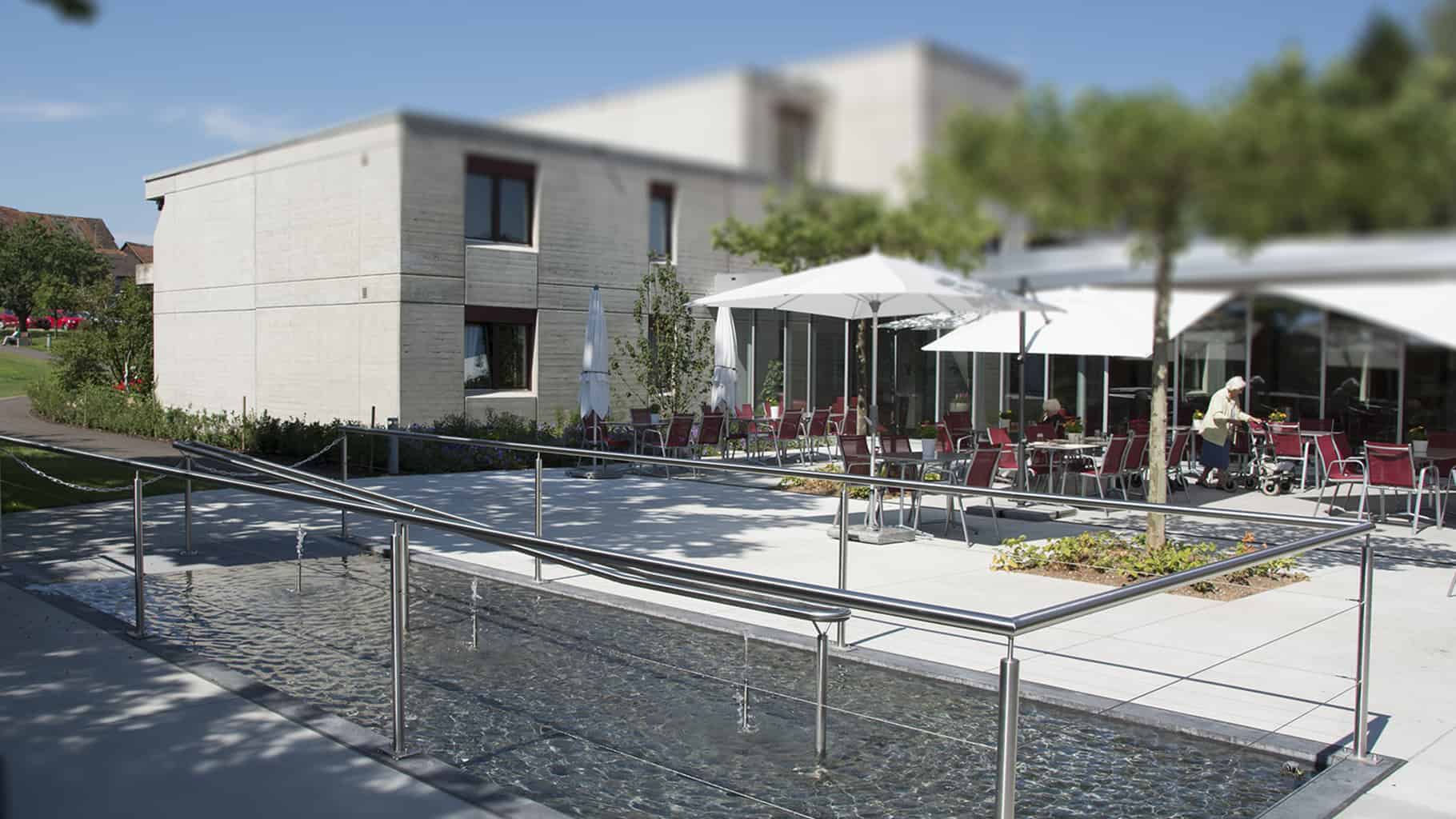 Neues Kneippbecken für die BewohnerInnen