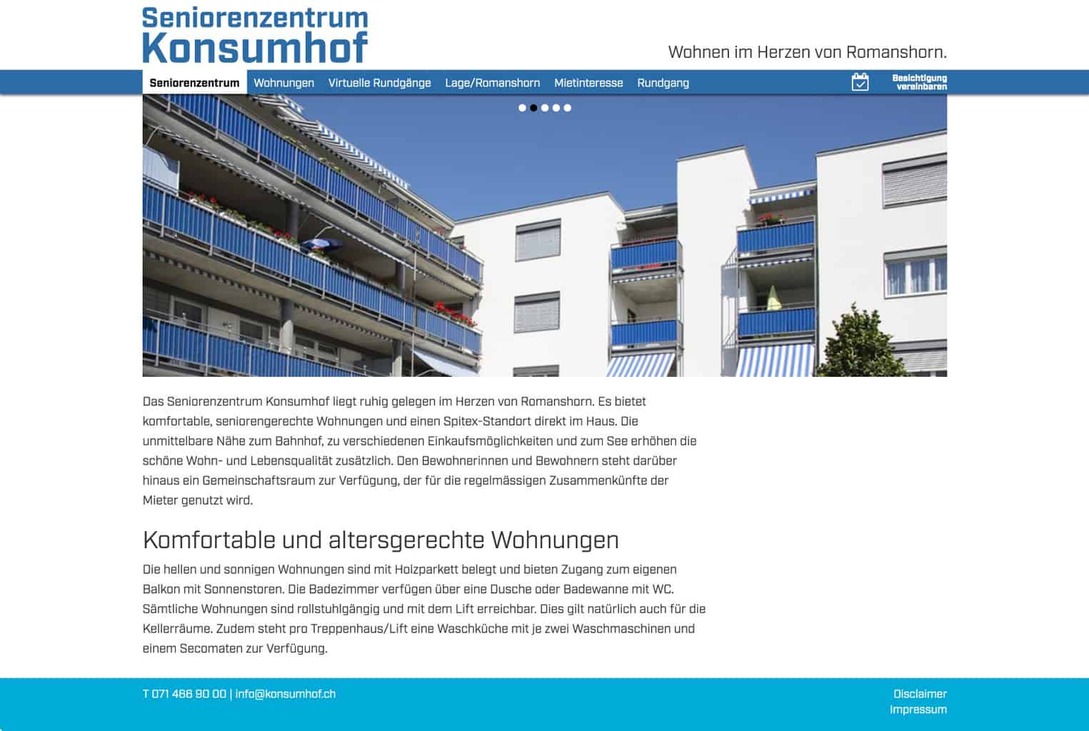 Website Konsumhof